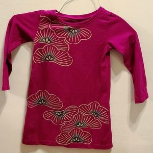 Girl's Tea Collection long sleeved dress, 100% cotton, size 3T